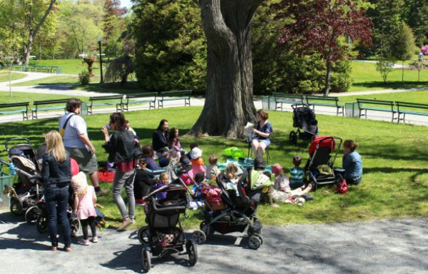 Storytime at the Public Gardens