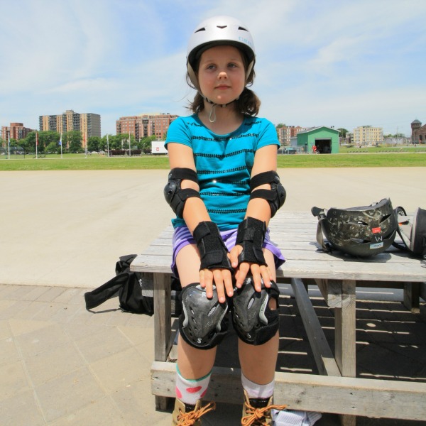 Sommer-Rollschuhlaufen im Oval