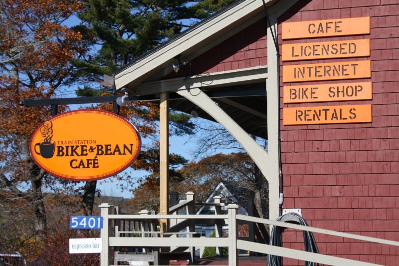 St Margaret's Bay Trail Bike n Bean train cafe