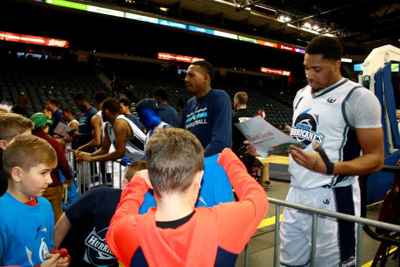 Halifax Hurricanes Basketball-Familienspaß