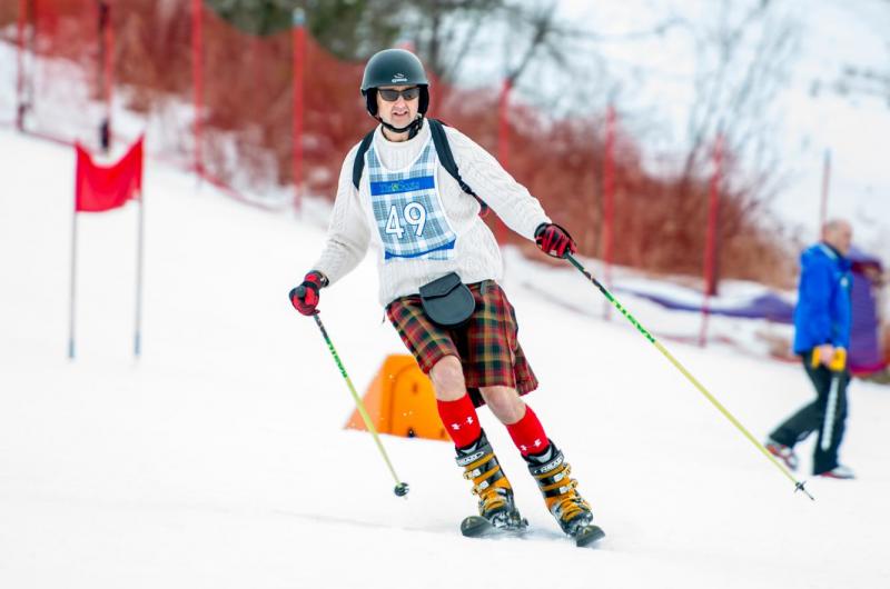 Robbie Burns Kilted Ski Day em Wentworth