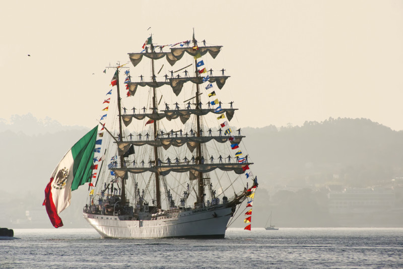 Grand voilier Cuauhtémoc