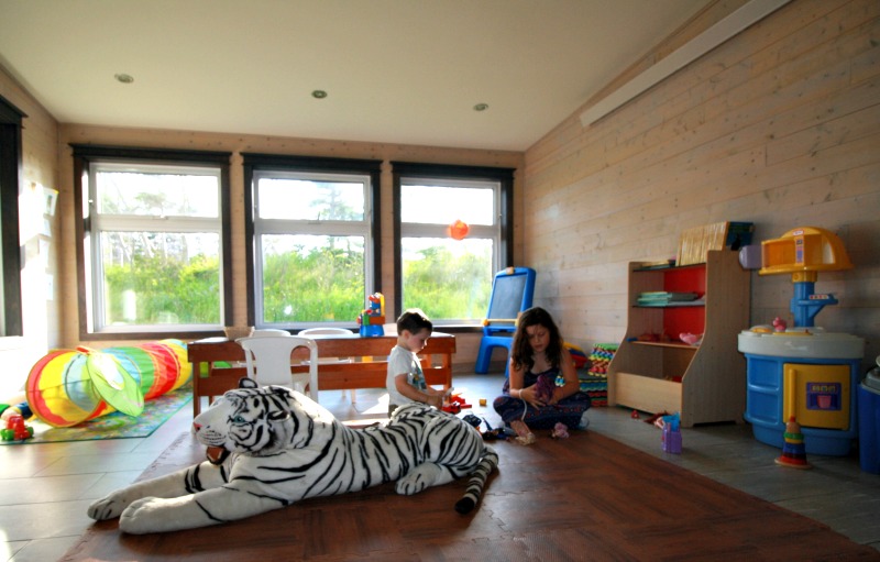 Play room at La Salicorne in the Magdalen Islands, by Helen Earley