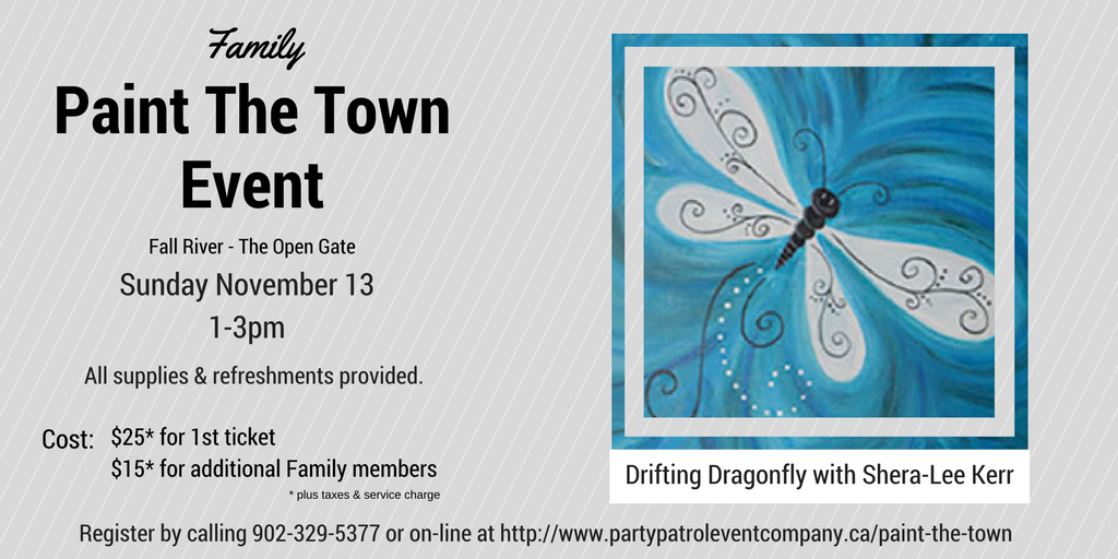 Family Paint The Town com a Party Patrol Event Company