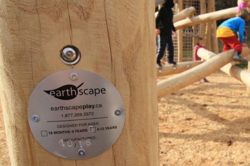 Earthscape Dingle Playground Halifax Nova Scotia Safety ages tag