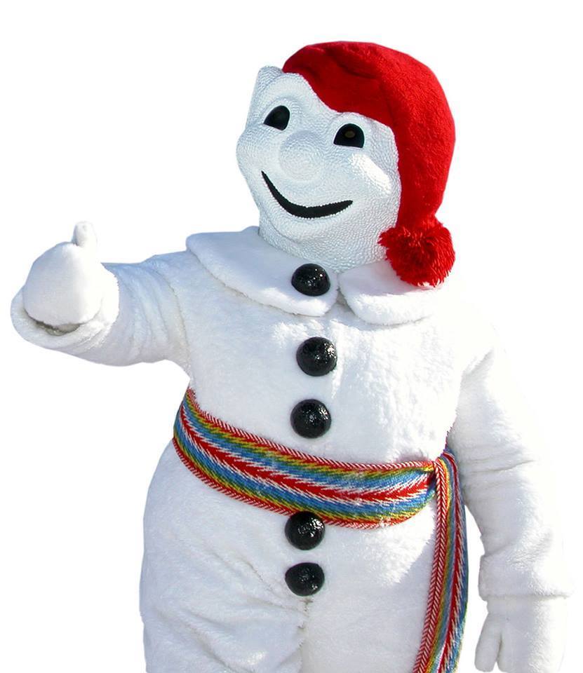 Le Bonhomme at Quebec Winter Carnaval