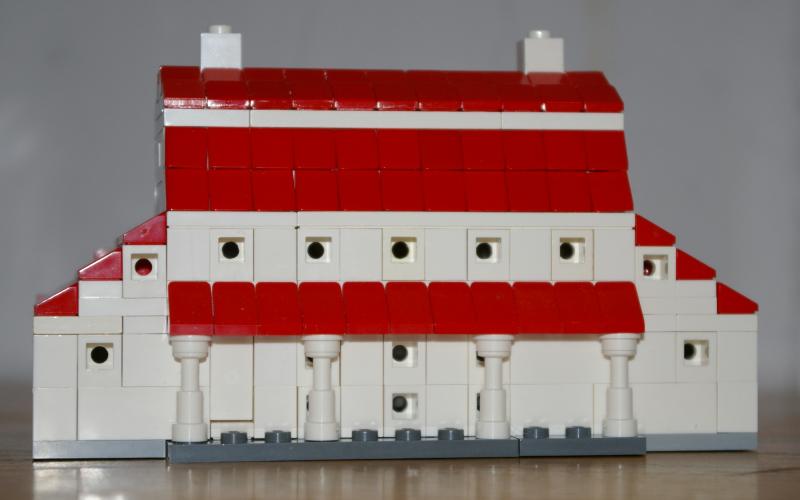 Scott Manor House, Bedford by Gail Meagher in LEGO