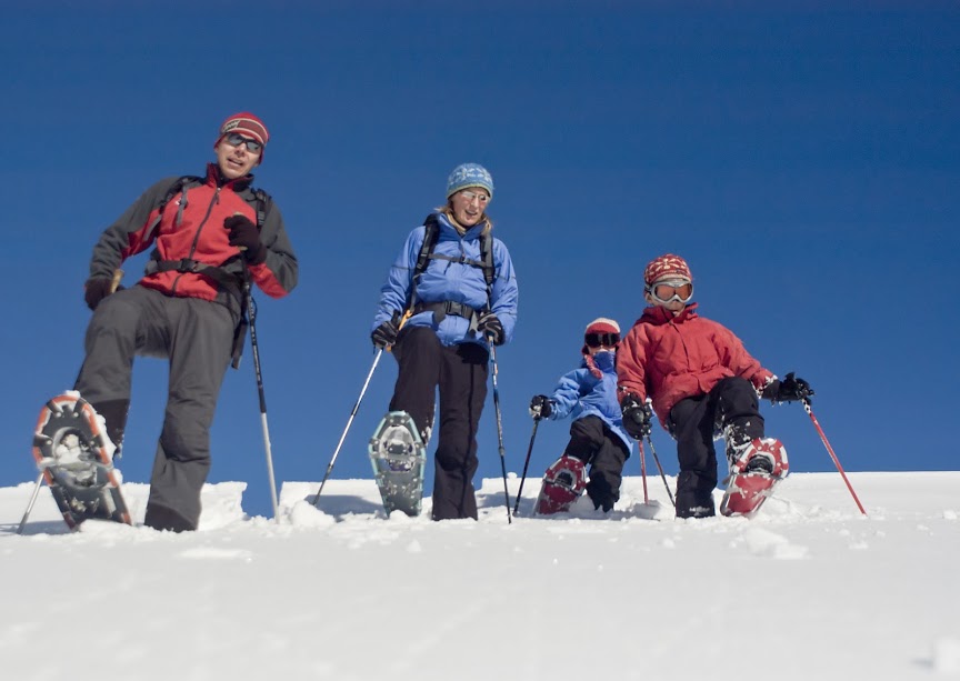 Family Snoeshoeing