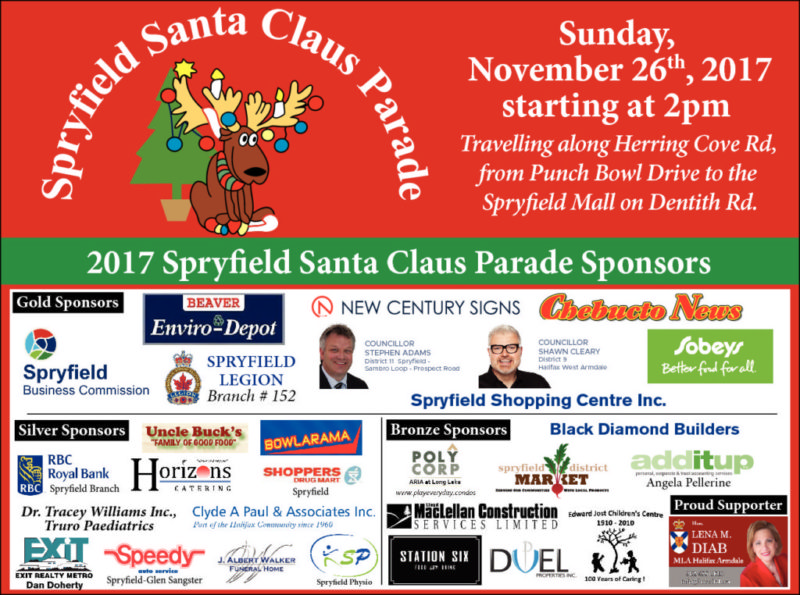 the 44th annual spryfield santa claus parade a special community event no frills flyer spryfield