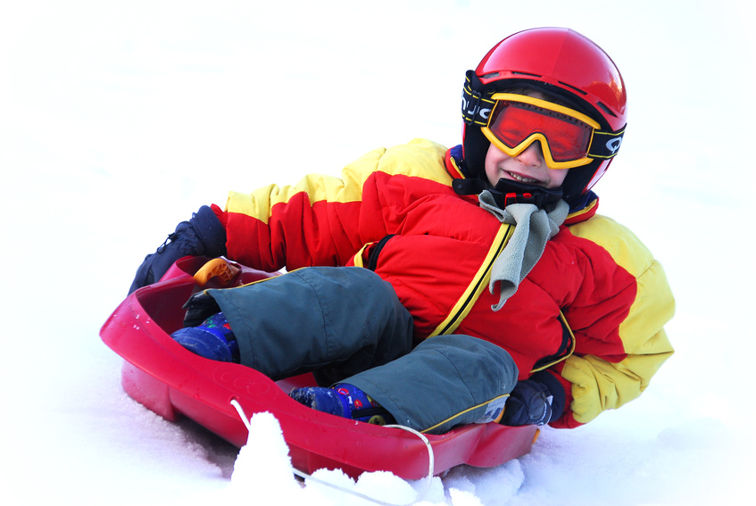 Child on Sled