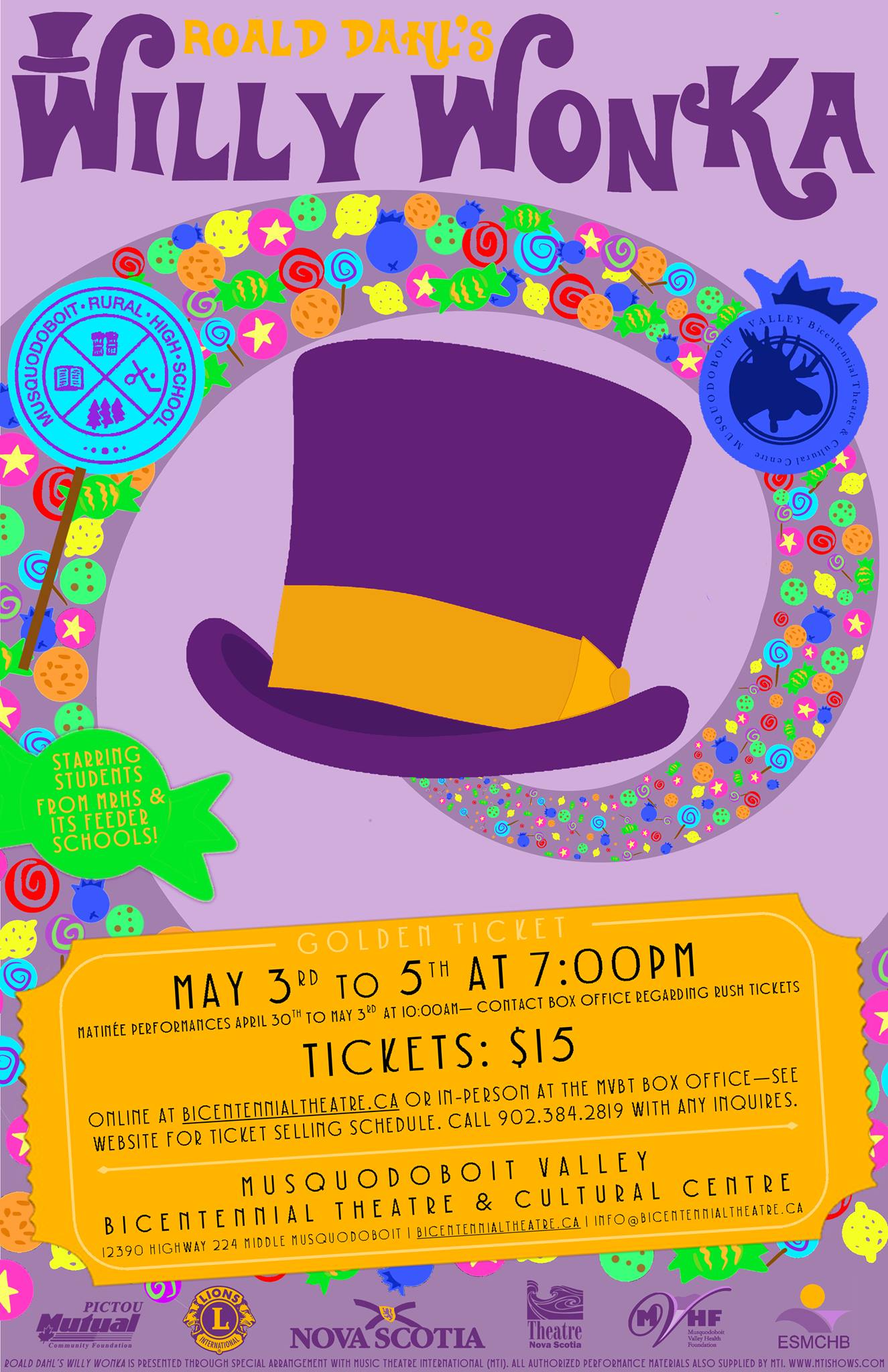 Journey Theater presents Roald Dahl's “Willy Wonka” – Events