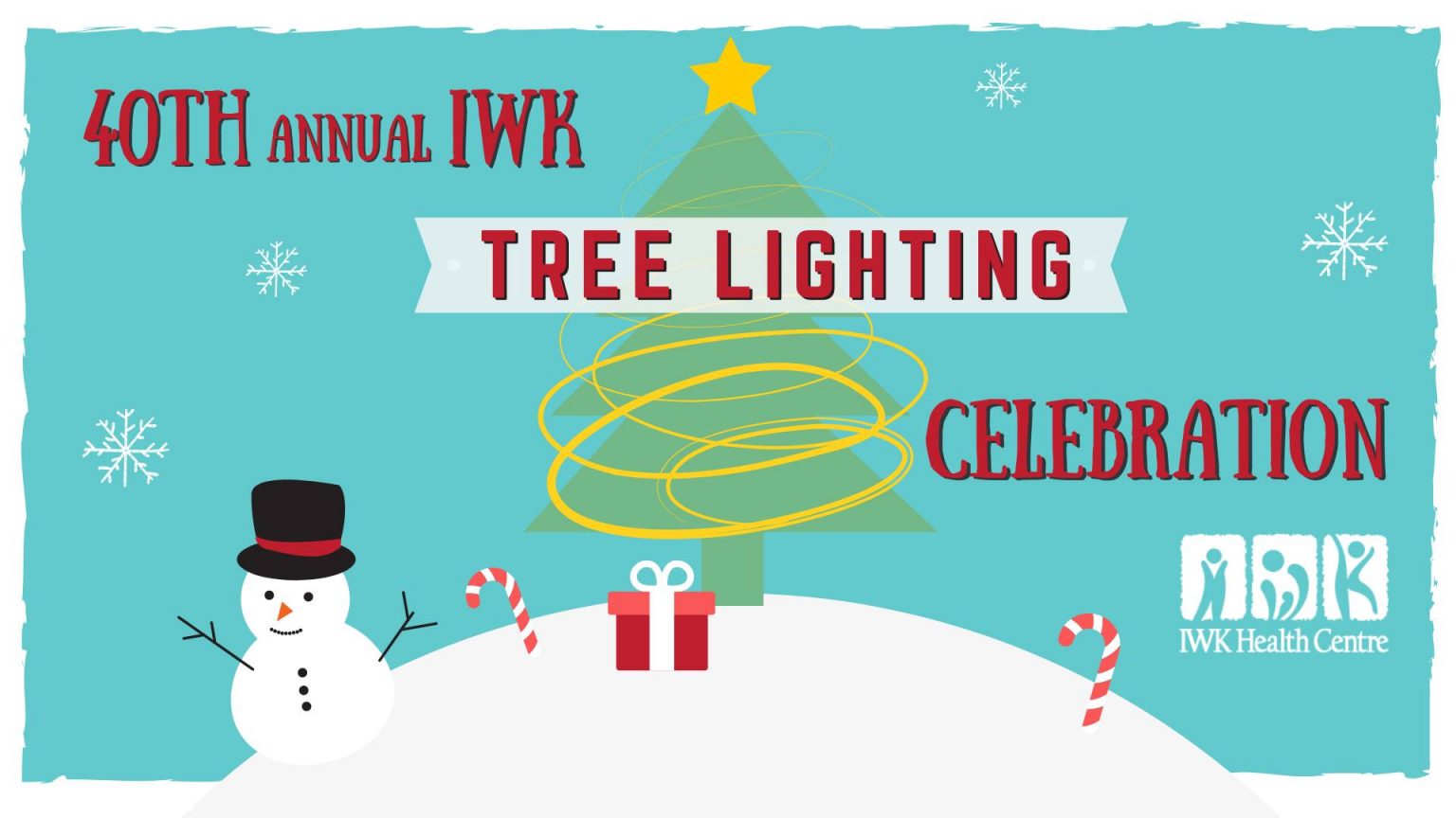 It's the 40th Annual Tree Lighting Celebration at the IWK