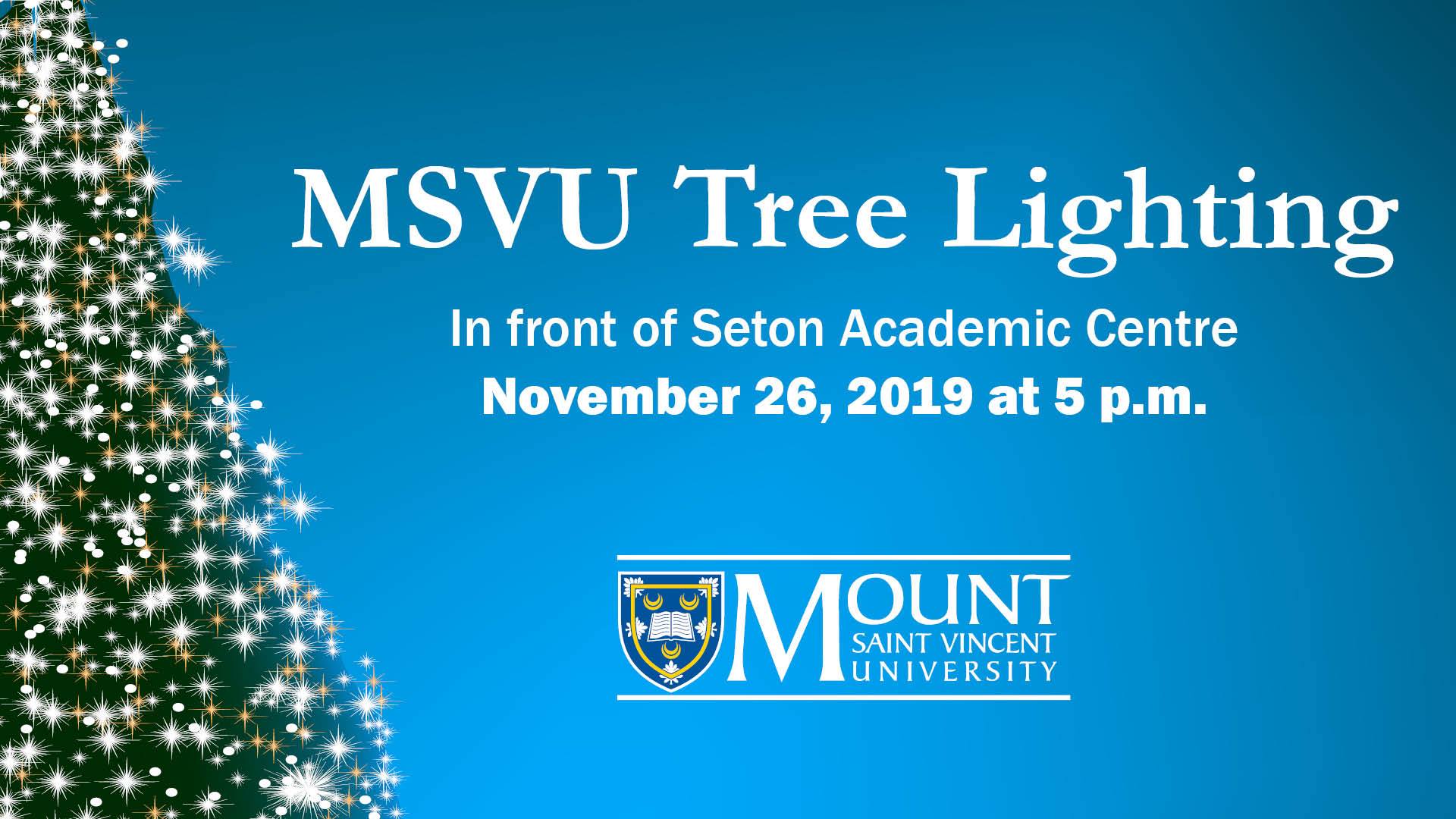 MSVU Tree Lighting