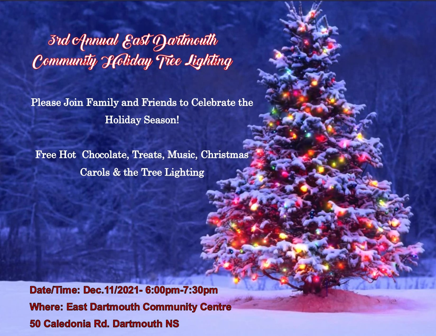 East Dartmouth Tree Lighting