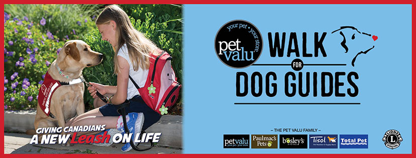Walk for dog guides