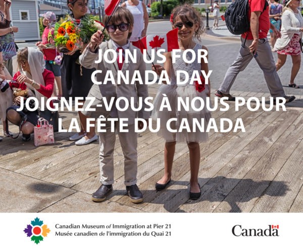 Celebrações do Dia do Canadá no Pier 21