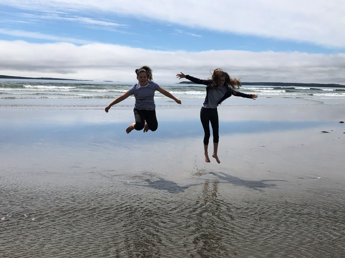 Summerville Beach Quartderdeck Nova Scotia Märzpause