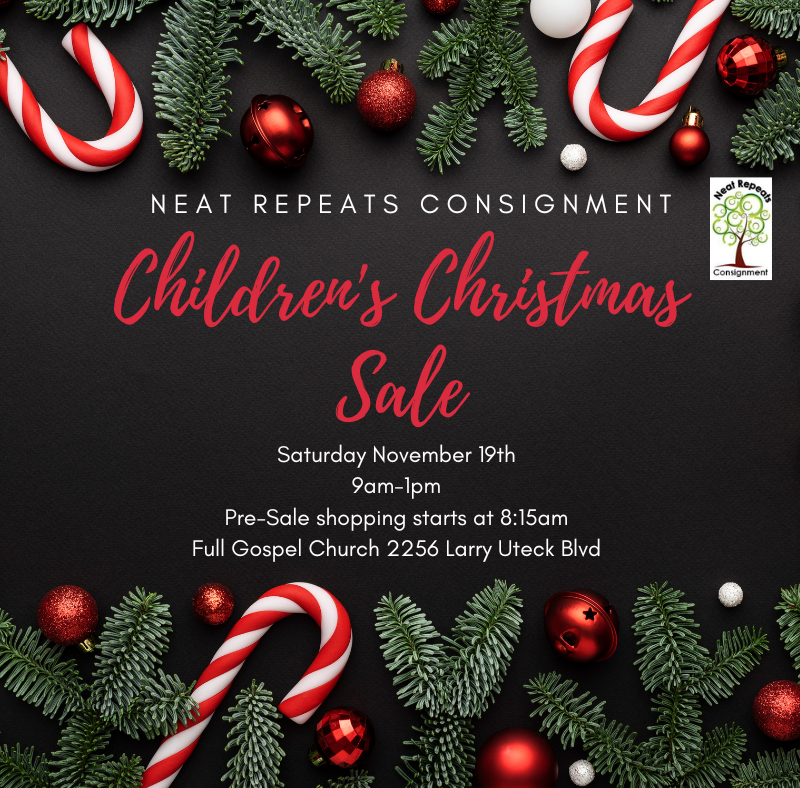 Neat Repeats Consignment Children's Christmas Sale Family Fun Halifax