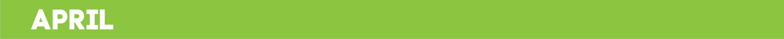 April Banner