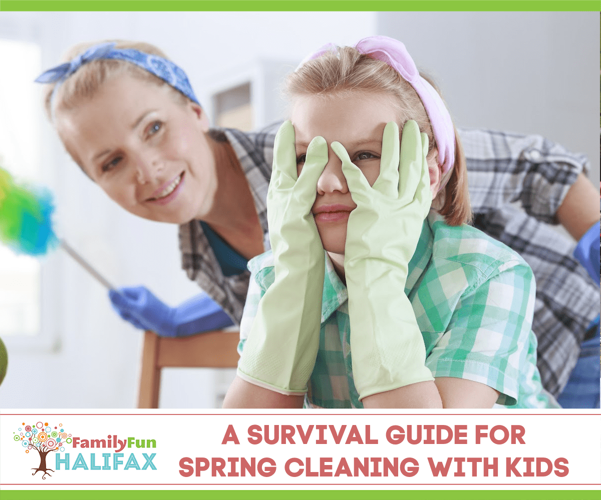 A Survival Guide for Spring Cleaning with Kids
