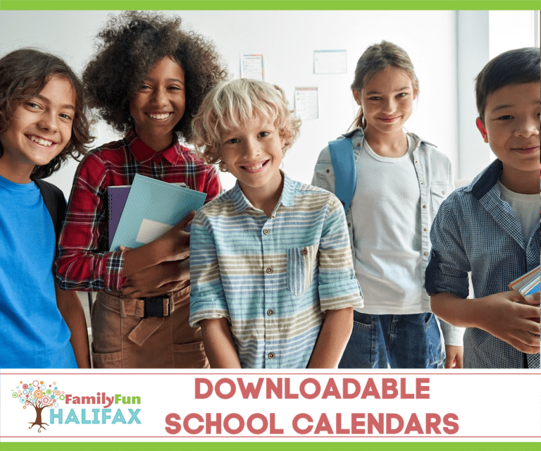 Downloadable 2023 School Calendars Family Fun Halifax