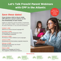 Canadian Parents for French Webinars
