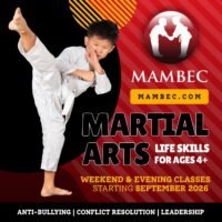 A child ding Martial Arts with MAMBEC