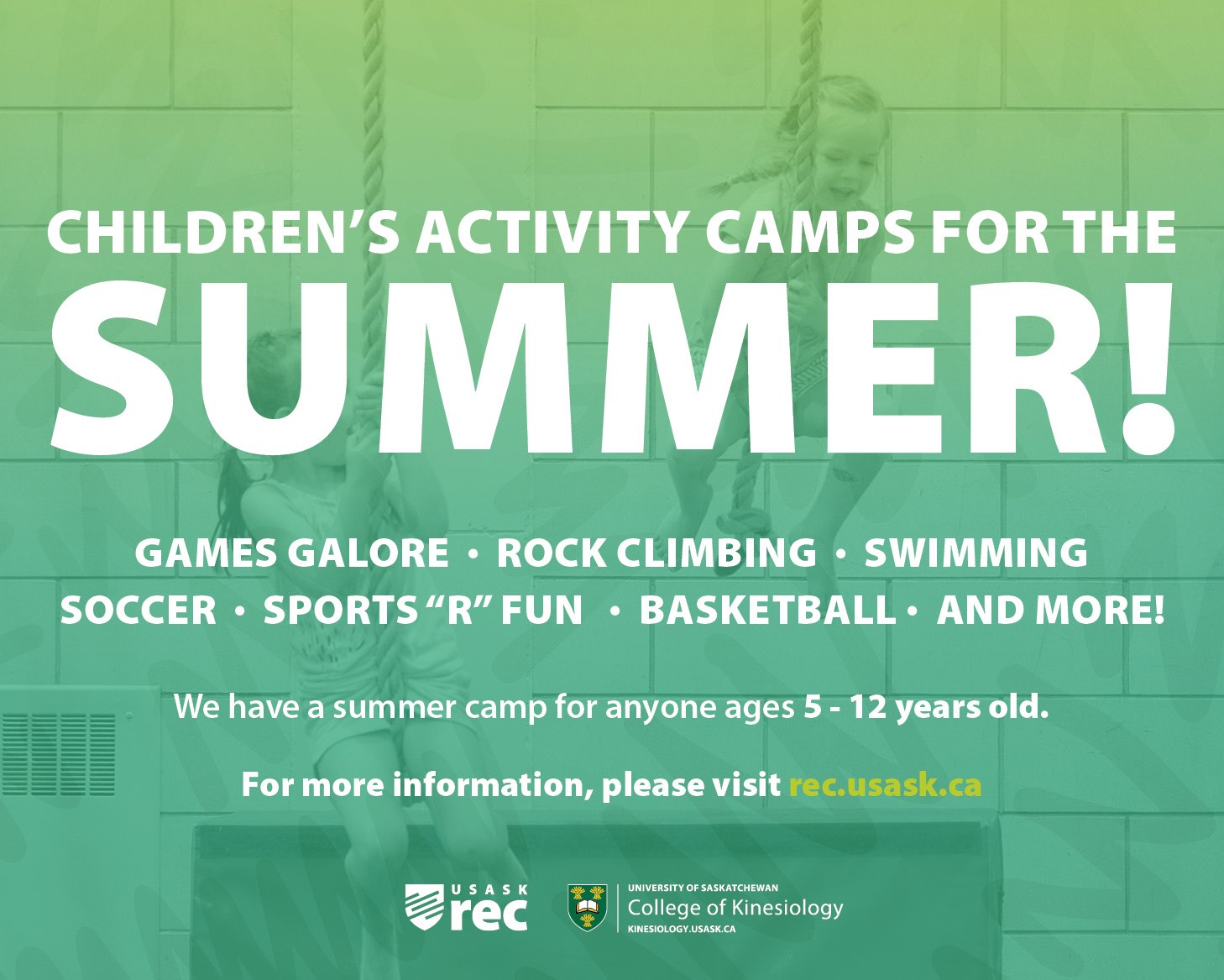 USask Rec Children's Activity Camps | Family Fun Saskatoon