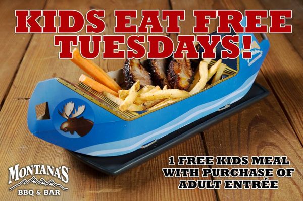 Kids Eat Free at Montana's