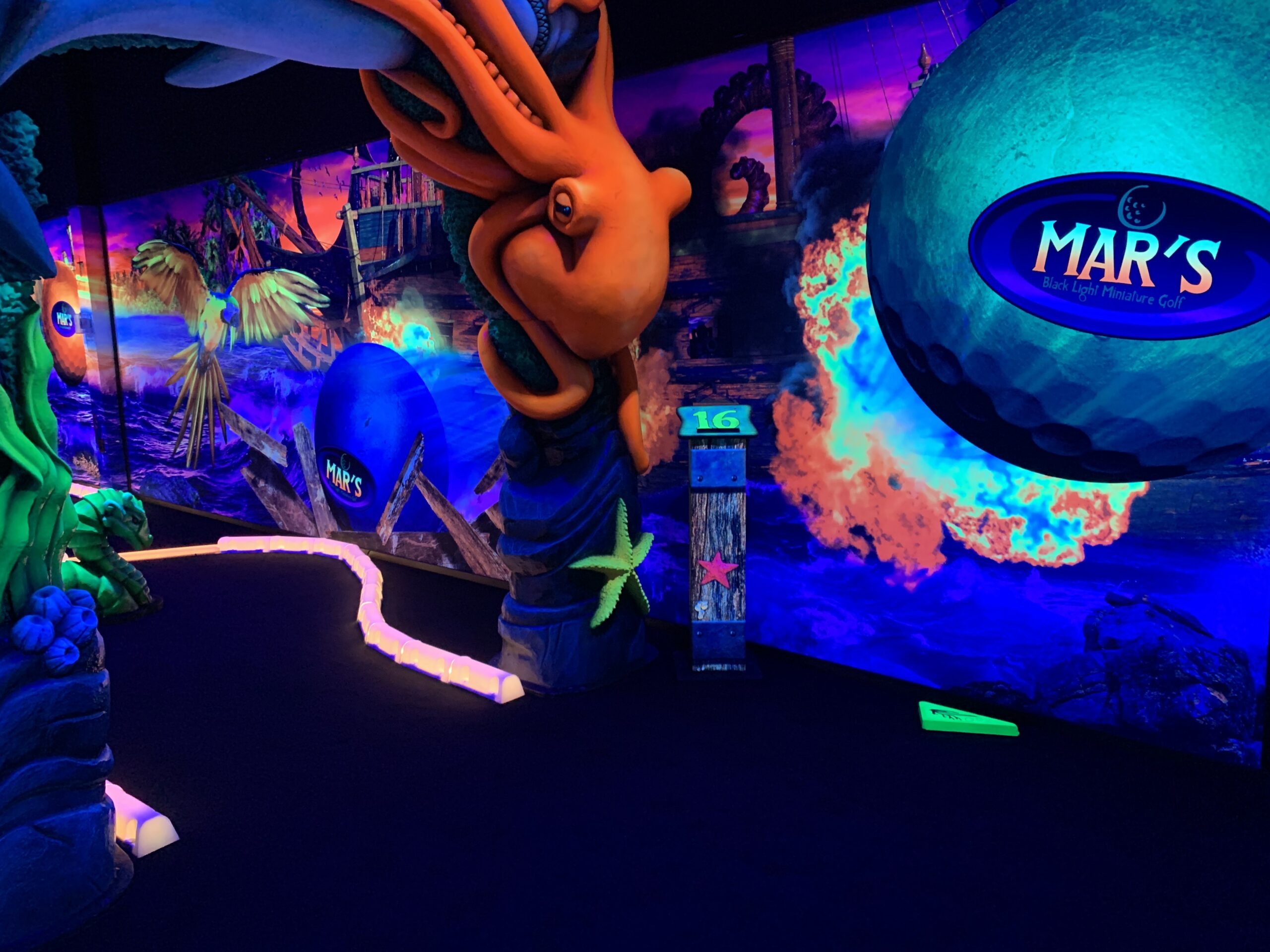 Mar's Mini Golf Birthday Party