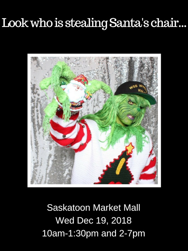 The Grinch Takes Over Santa's Chair