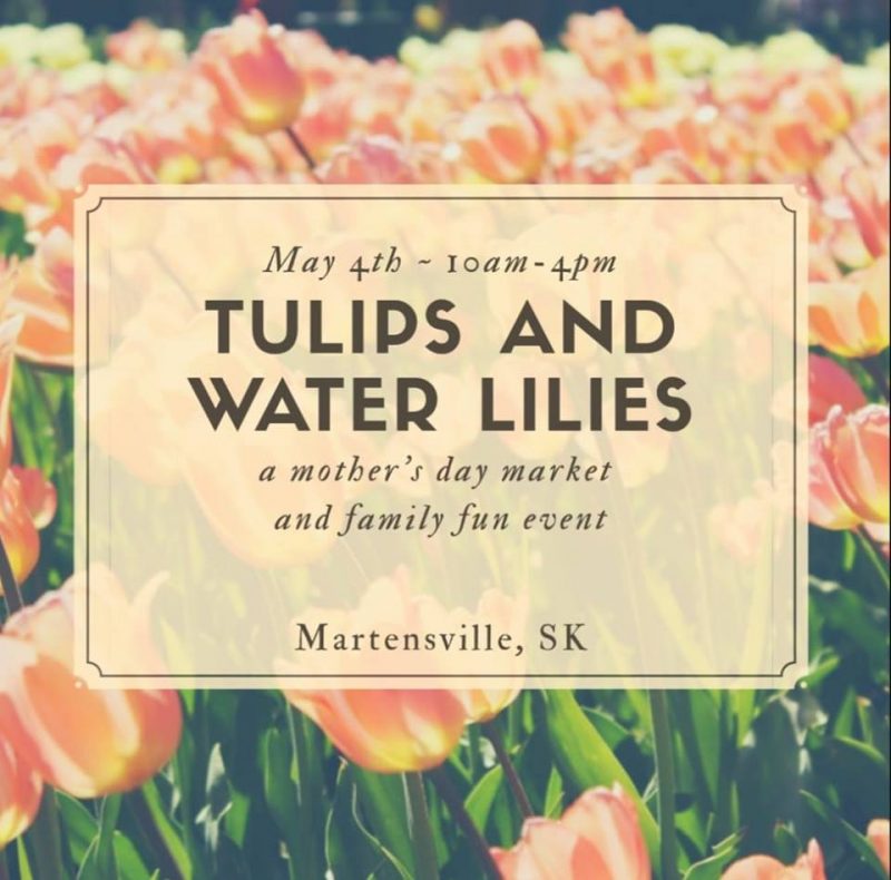 Tulips and Water Lilies