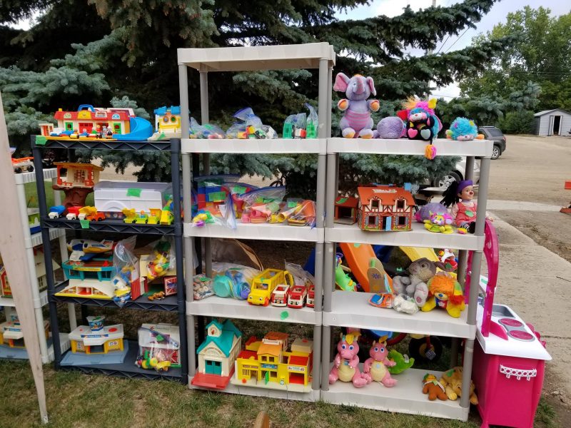 Vente de garage intérieure pour enfants