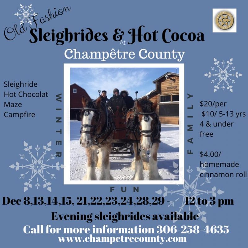 Champetre 'ਤੇ sleighrides