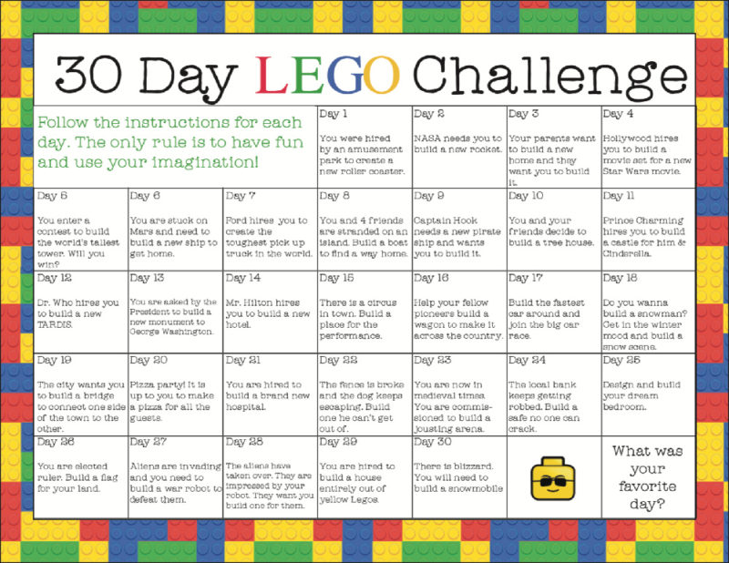 30 Tage Lego-Challenge