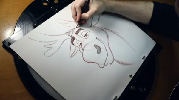 desenhar com animação da disney