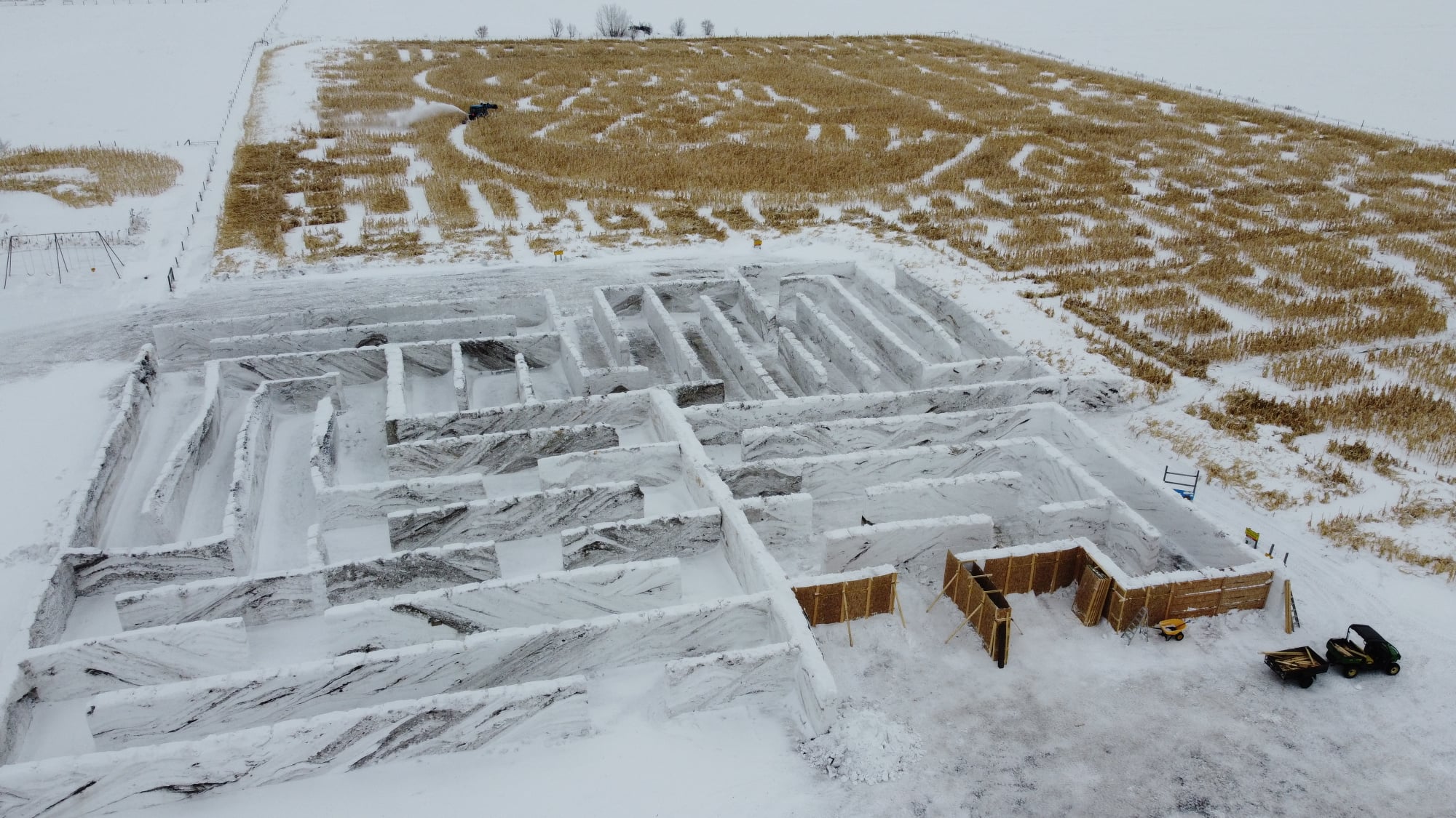 Youth Farm Corn Maze Snow Edition