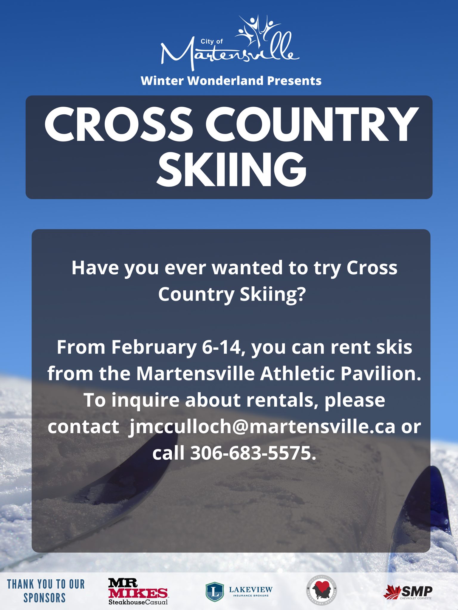 Cross Country Skiing in the City of Martensville