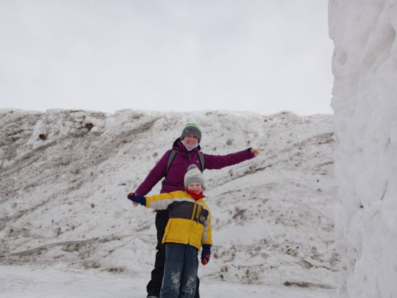 labyrinthe de neige