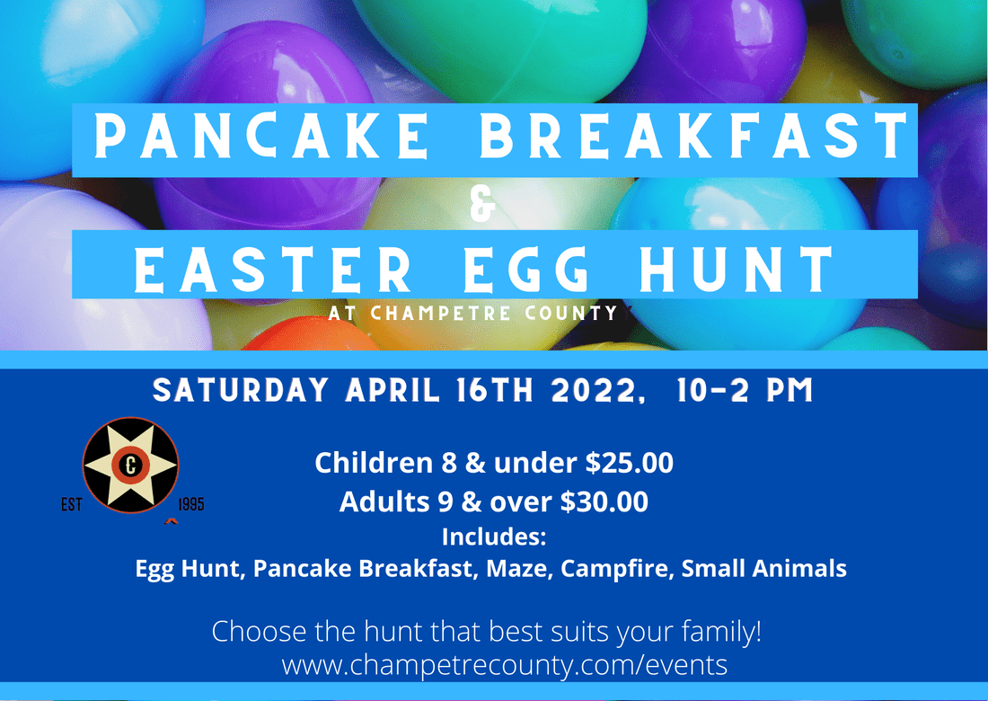 pancake breakfast and Easter Egg Hunt