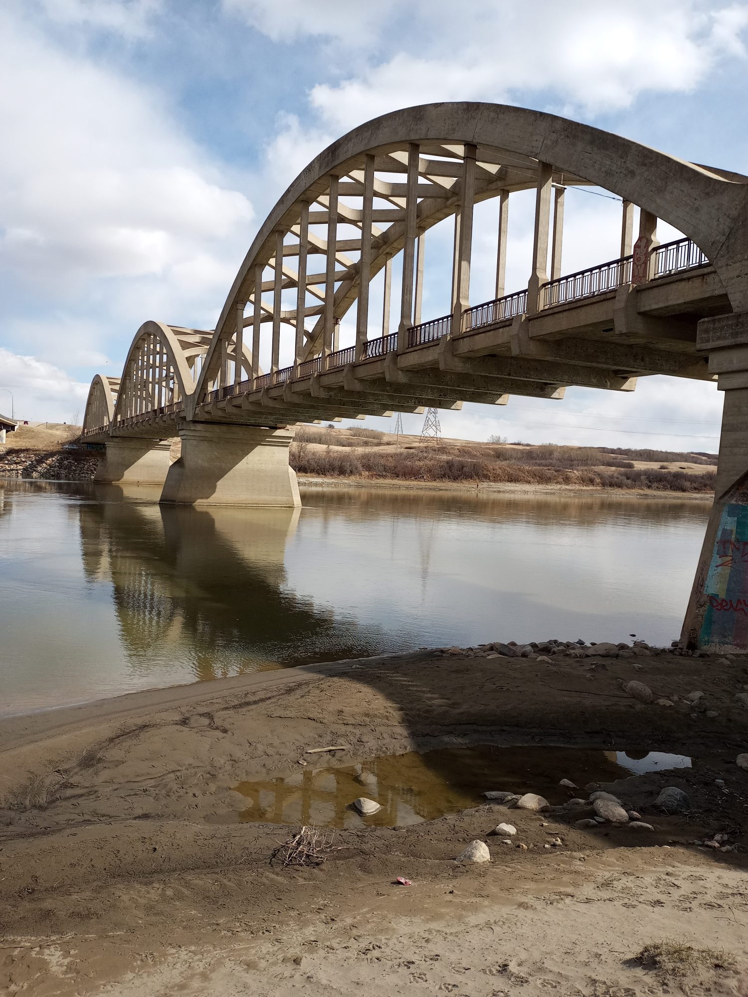 aventura en el puente fronterizo