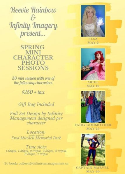 spring mini character photo sessions