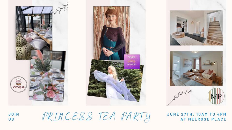 Princess Tea Party with Anna and Elsa