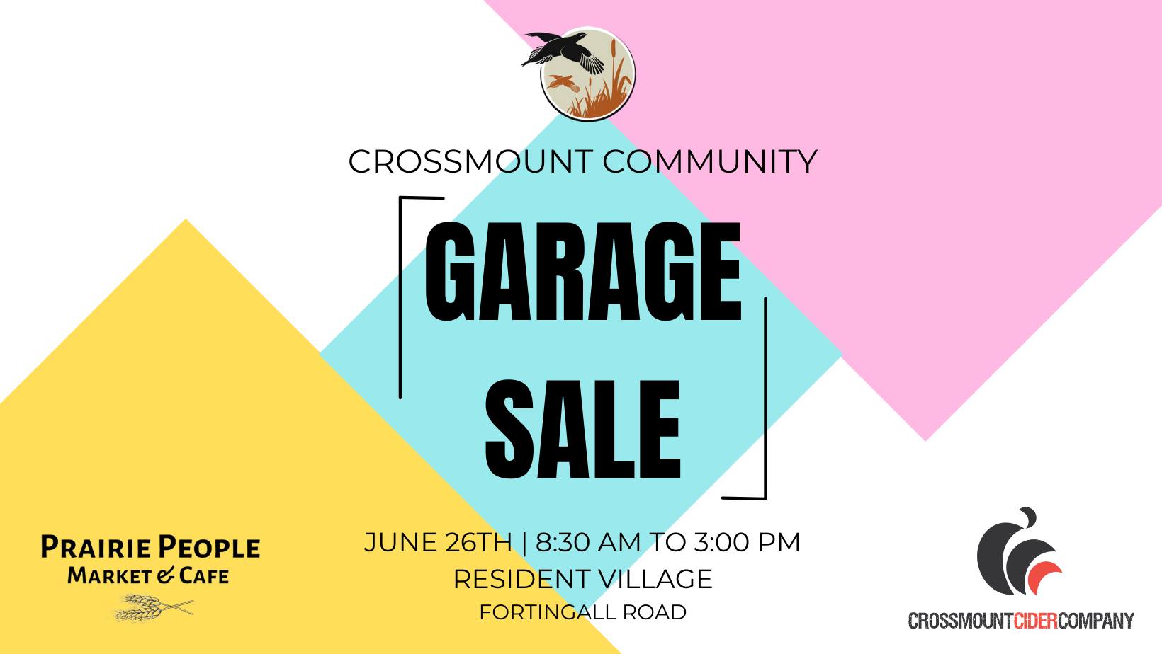 crossmount community garage sale