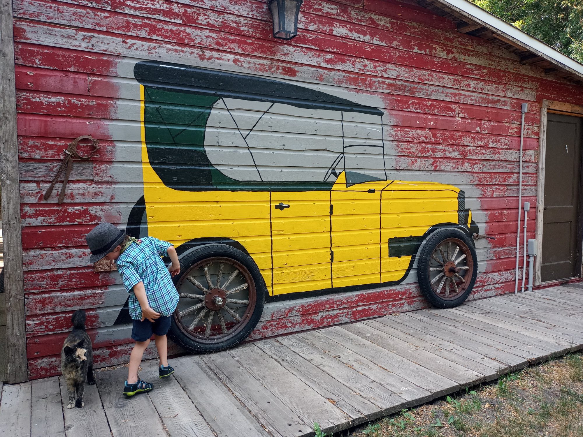 visite d'été dans le comté de Champetre