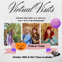 Virtual Halloween visit with a Princess