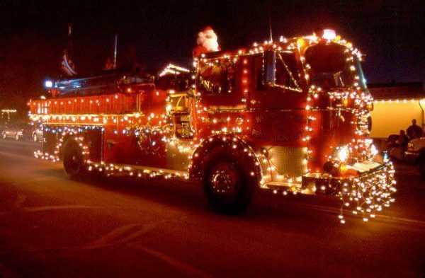 The Parade of Lights in Warman
