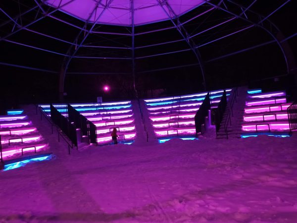 Snow Glow on the Saskatchewan