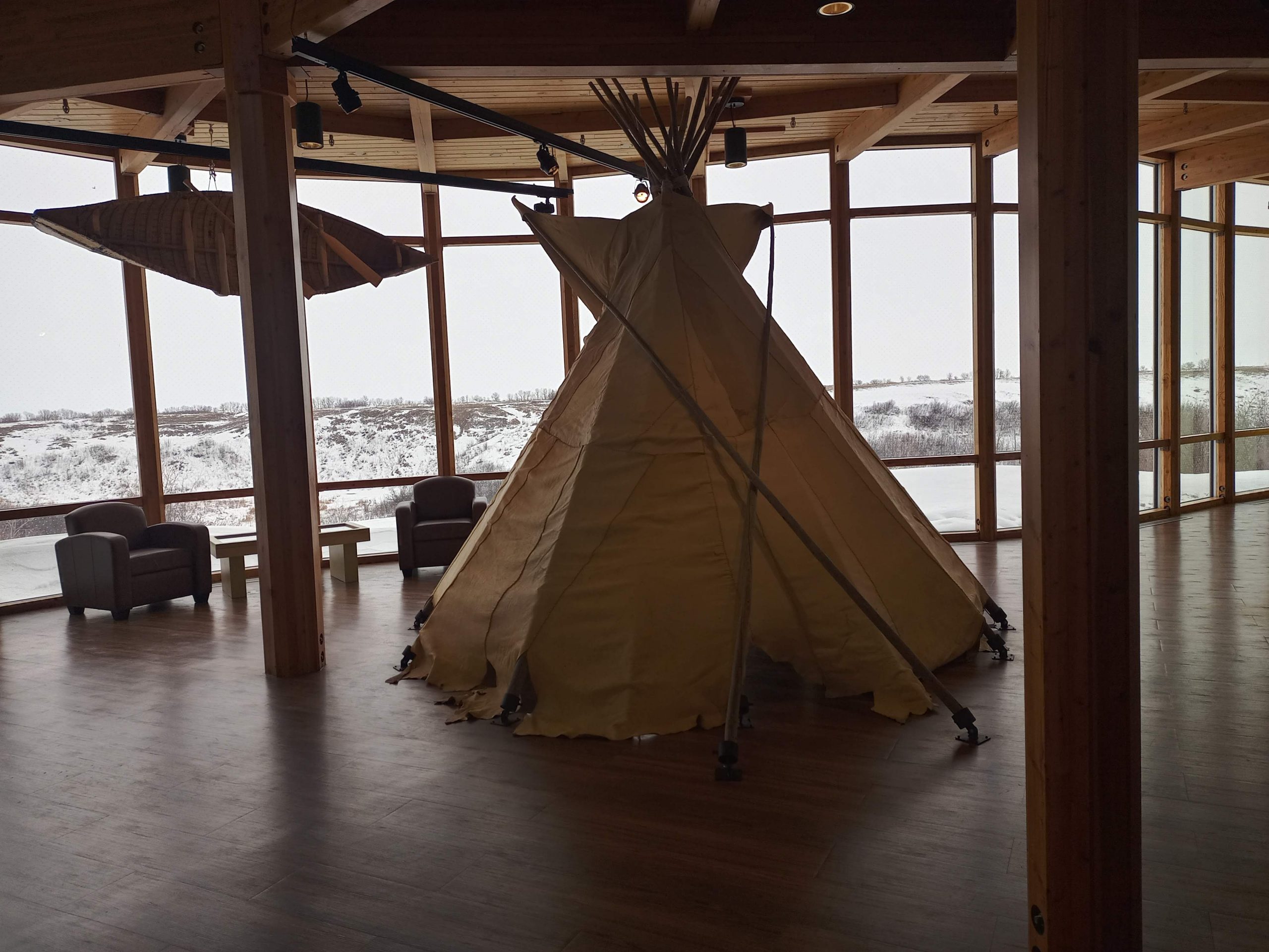 Winter at Wanuskewin