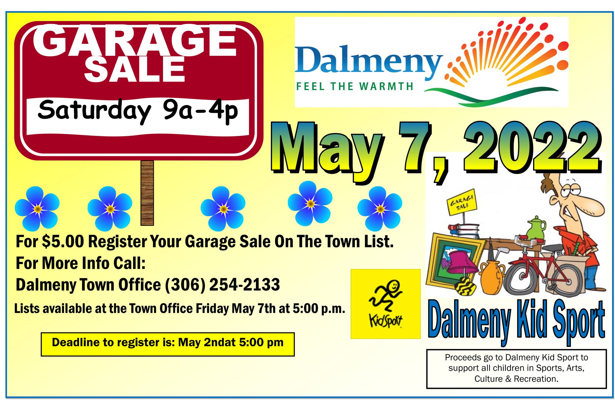 Town of Dalmeny Garage Sale